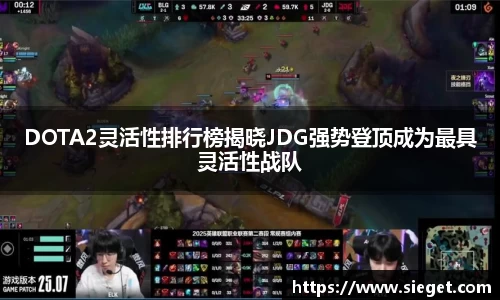 DOTA2灵活性排行榜揭晓JDG强势登顶成为最具灵活性战队